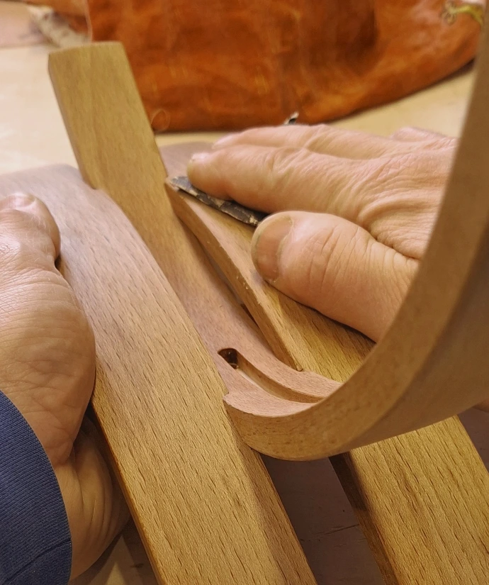Handarbeit beim Schleifen